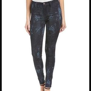 Free People Lacey Snake Long & Lean Jeans - 26